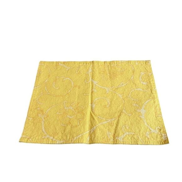 Sonoma Spring Set Yellow Floral Set Of 4 Napkins 5 Placemats Flowers LOT Formal - Picture 8 of 16